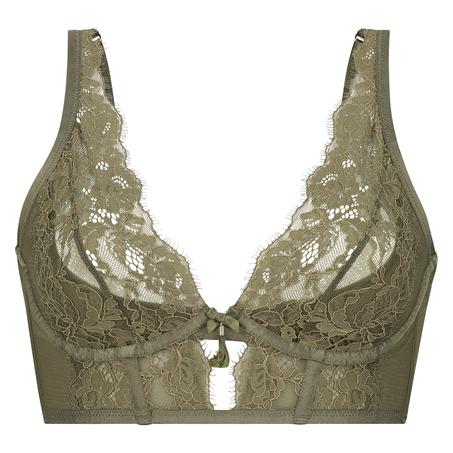 Soutien-gorge &agrave; armatures bustier non-pr&eacute;form&eacute; Lilliana, Vert