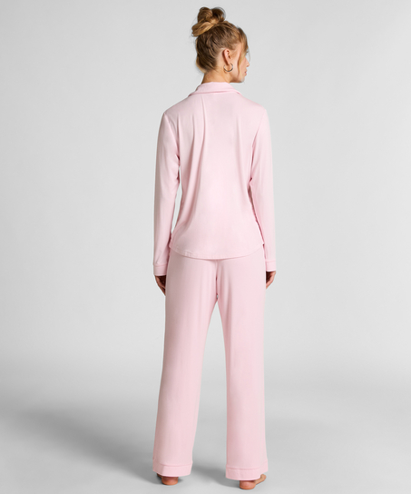 Pantalon en jersey Essential, Rose