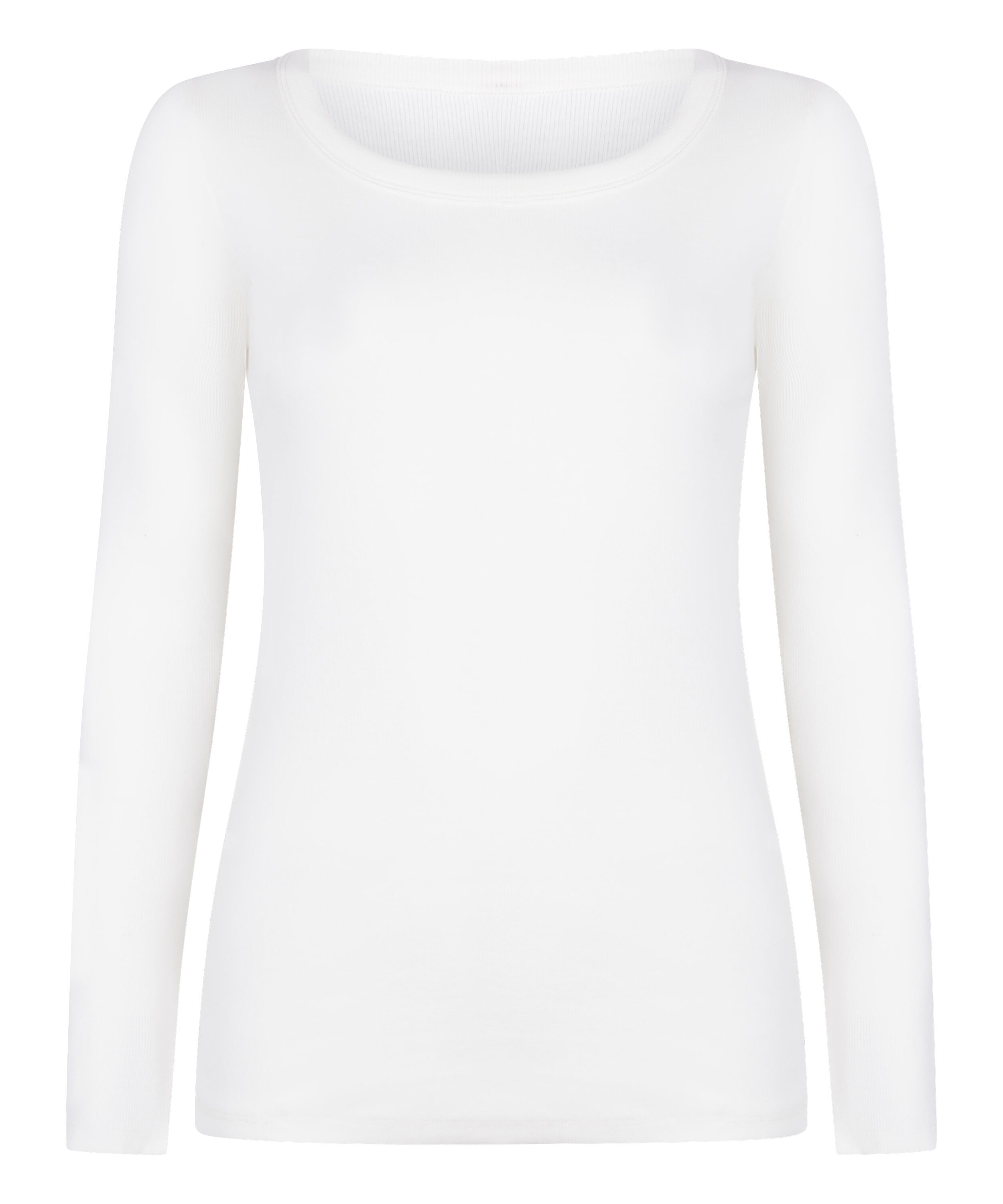 Pyjama-Top Baumwolle, Wei&szlig;