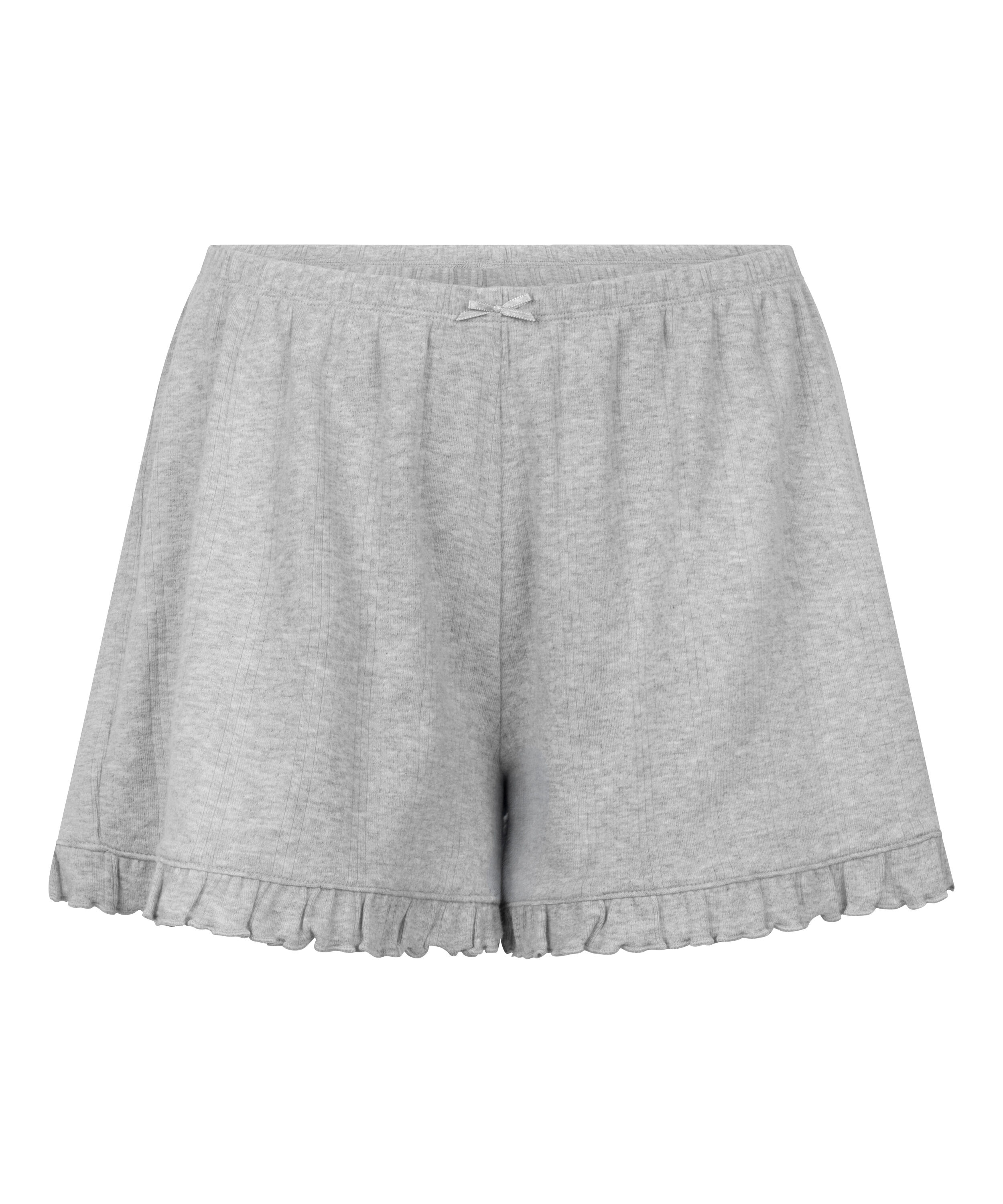 Short Pointelle, Gris