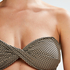 Bandeau Bikinioberteil Fango, Braun
