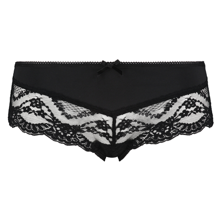 Slip brésilien micro Lacey, Noir