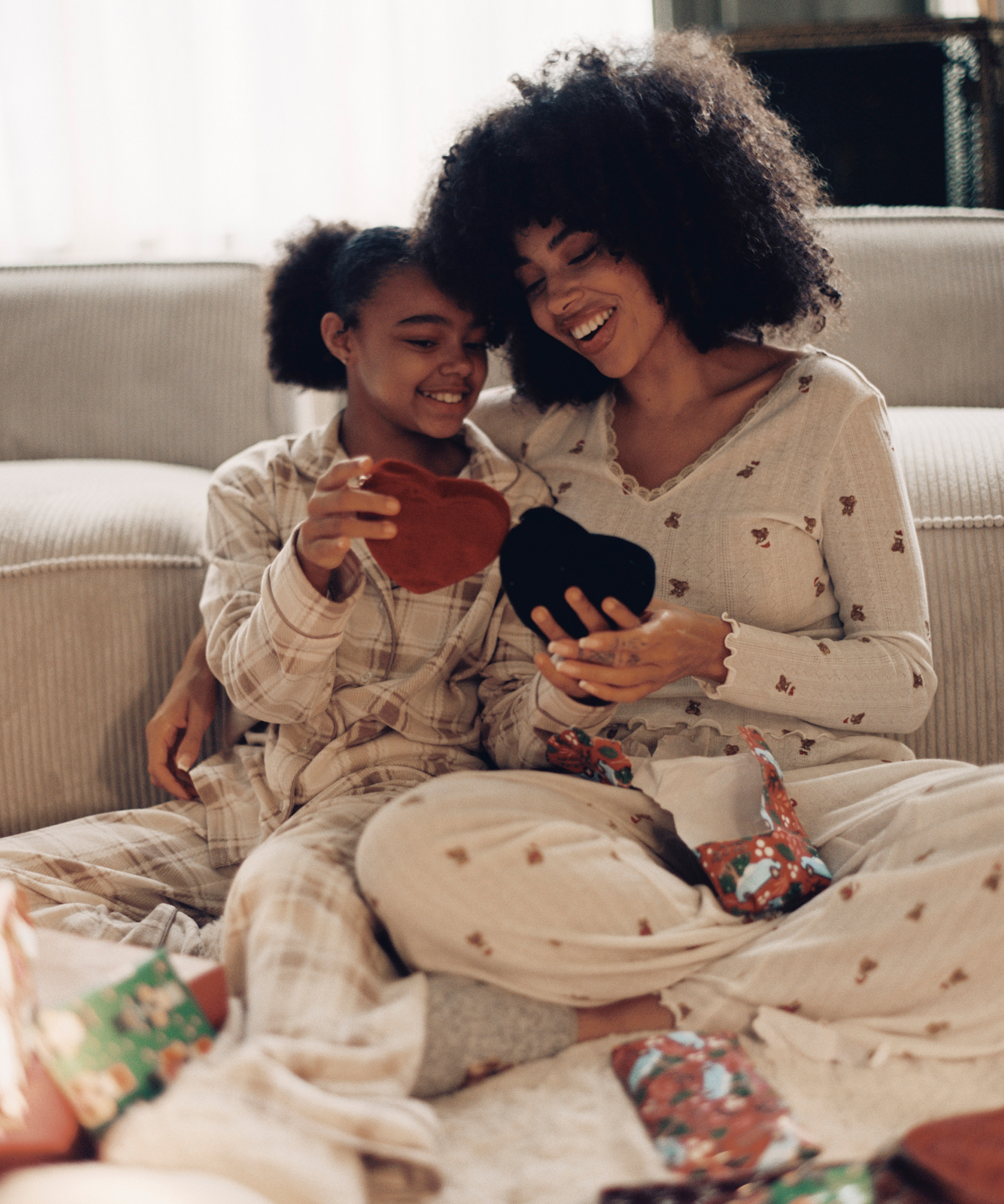 Langärmeliges Pyjamatop Pointelle, Weiß, main