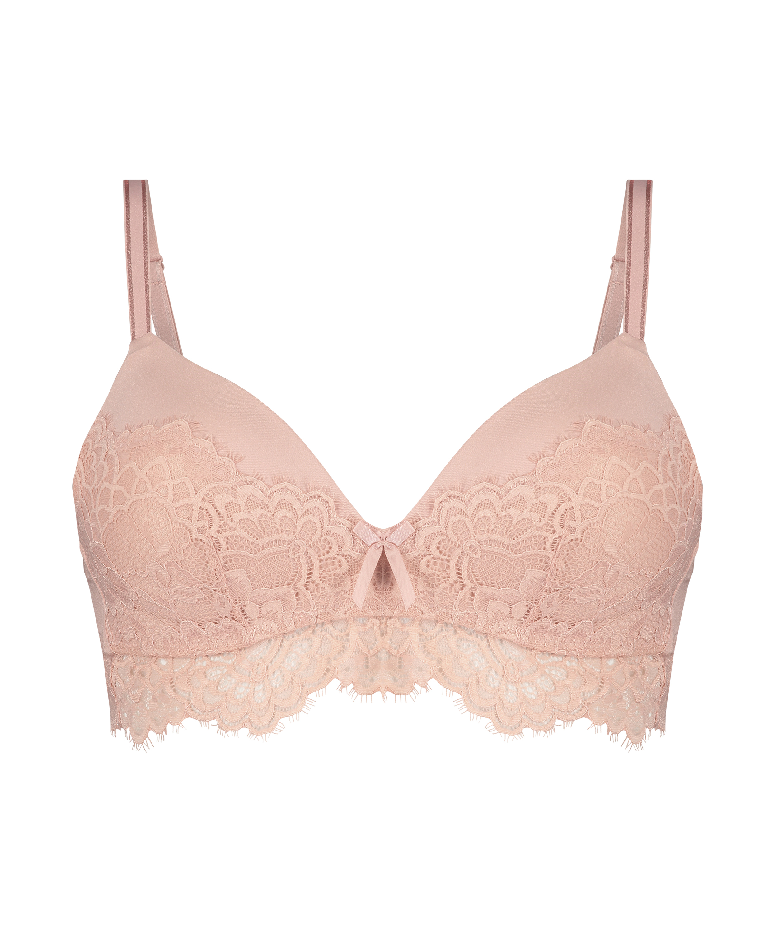 Soutien-gorge long rembourr&eacute; Sabina, Rose, main