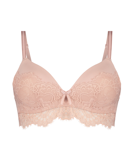 Soutien-gorge long rembourr&eacute; Sabina, Rose