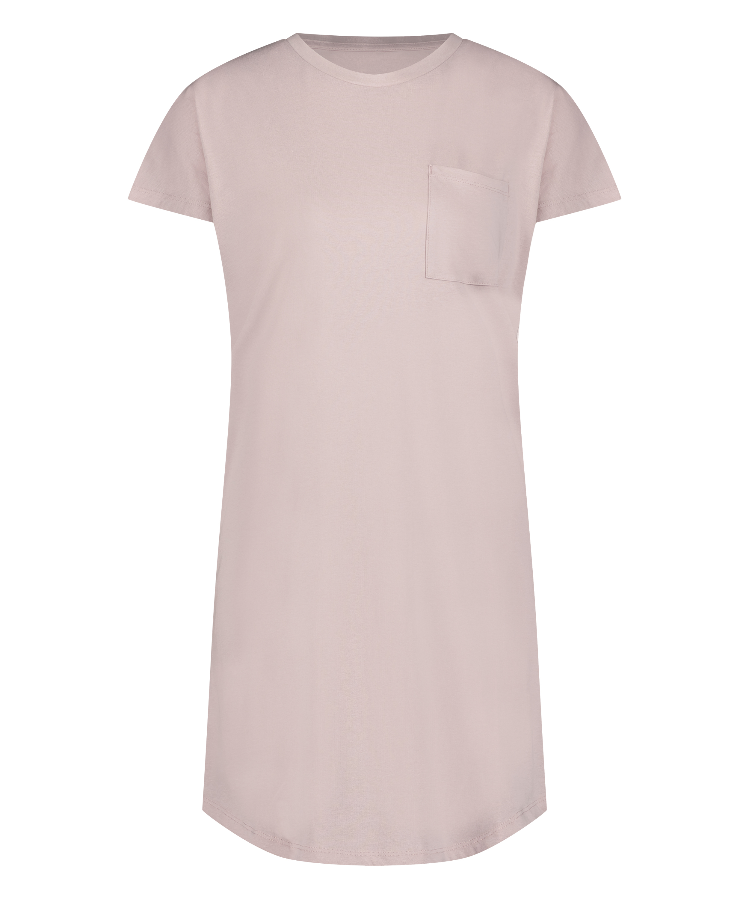Chemise de nuit col rond, Violet, main