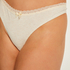 String coton, Beige