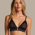 Bralette Mesh Essentials, Schwarz
