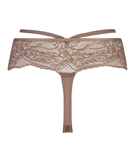 Boxer string Francesca, marron