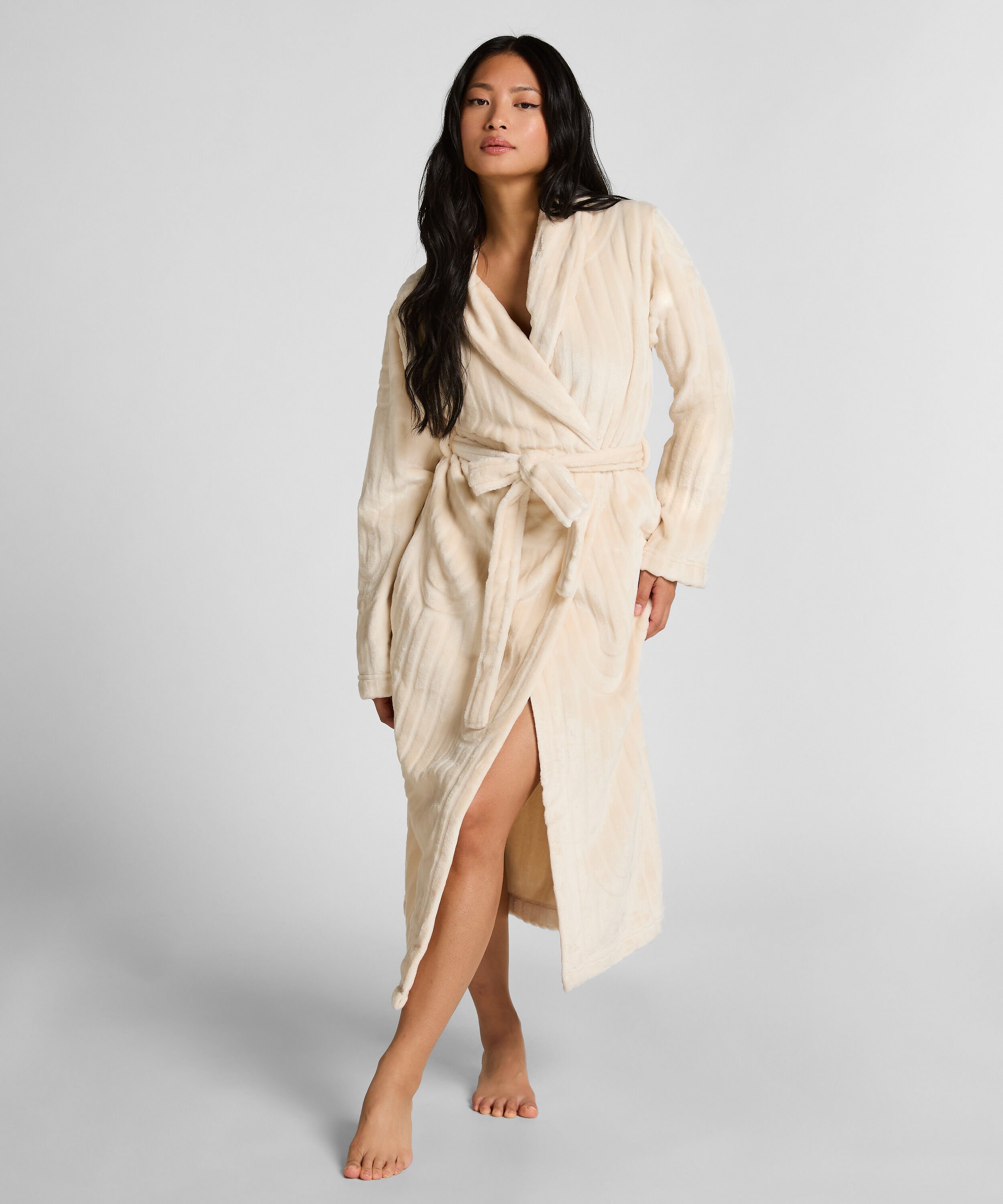 Robe de chambre longue en Fleece