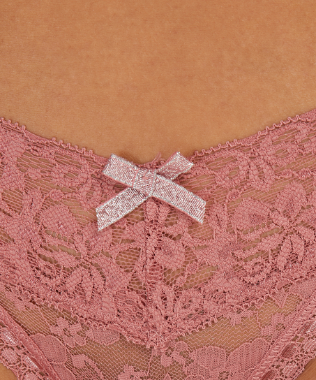 Besonders niedriggeschnittener V-String, Rose