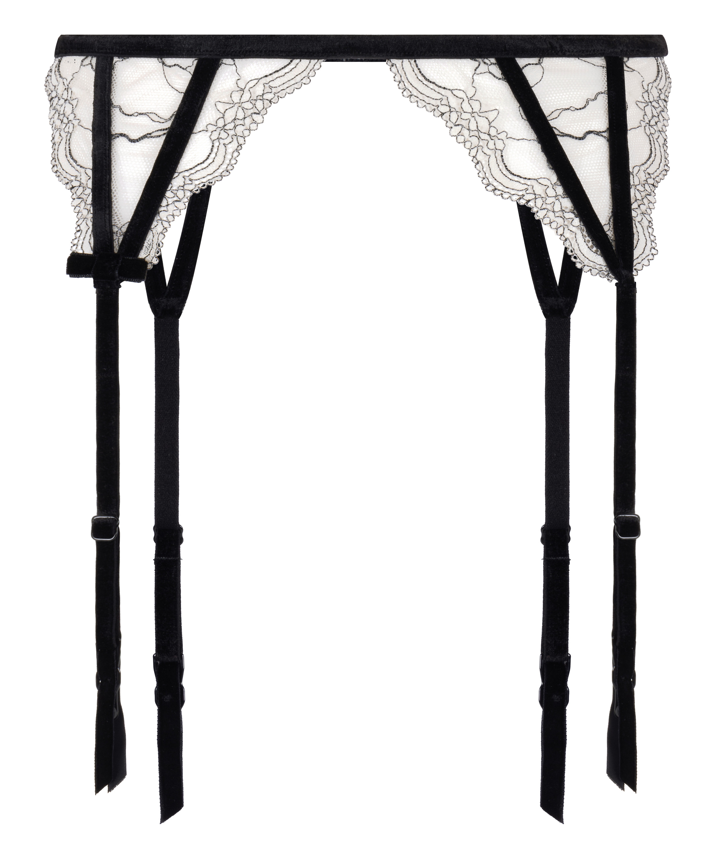 Strapse Agnes, Weiß, main