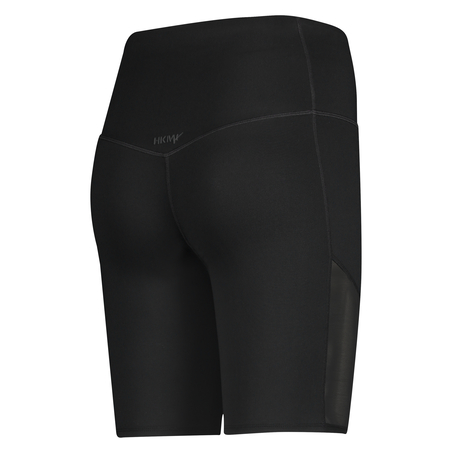 Short cycliste taille haute HKMX, Noir