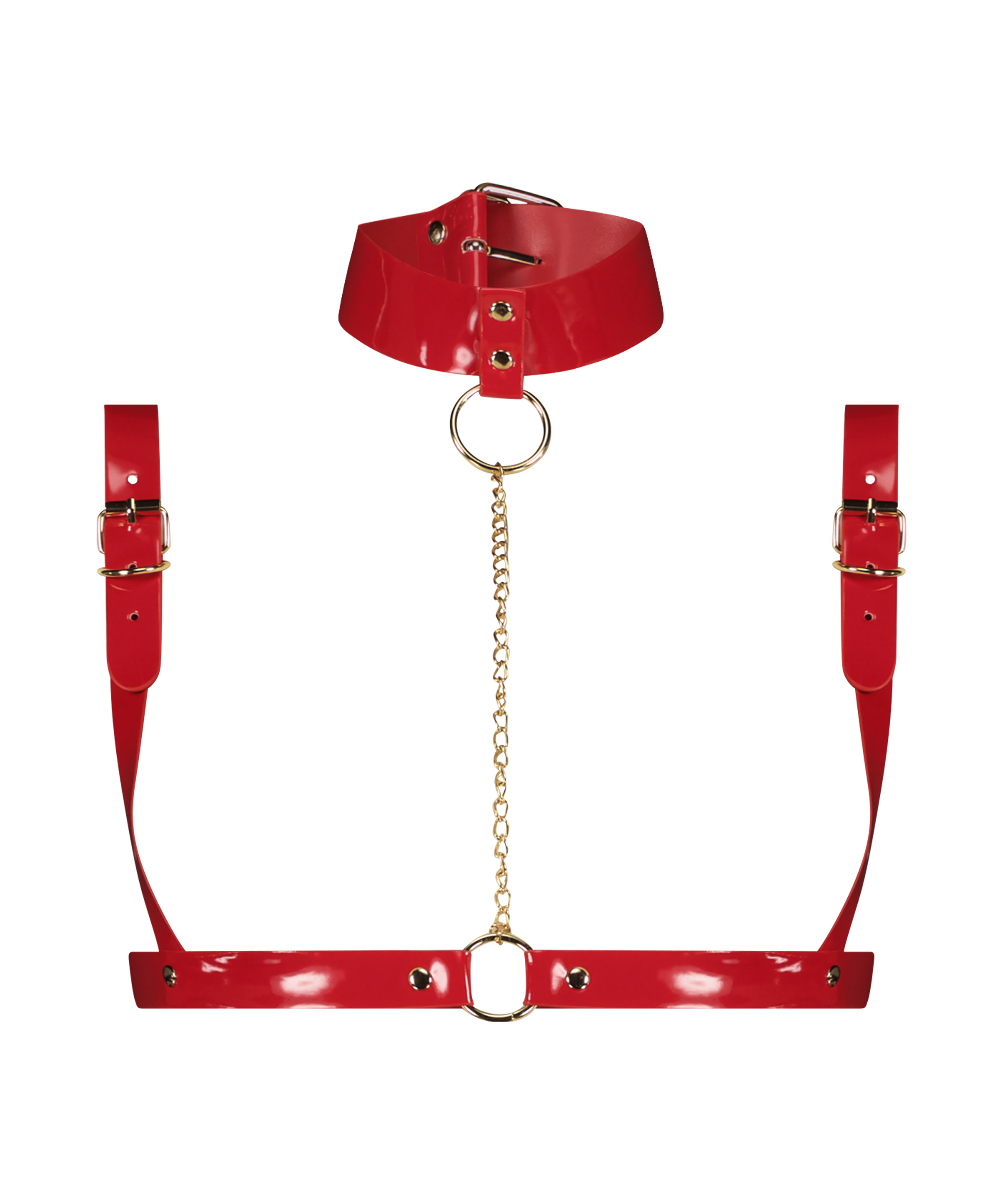 Private Choker Harness, Rot, main