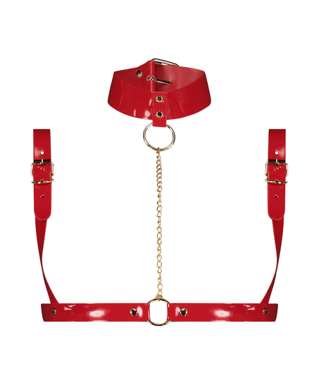Private Choker Harness, Rot