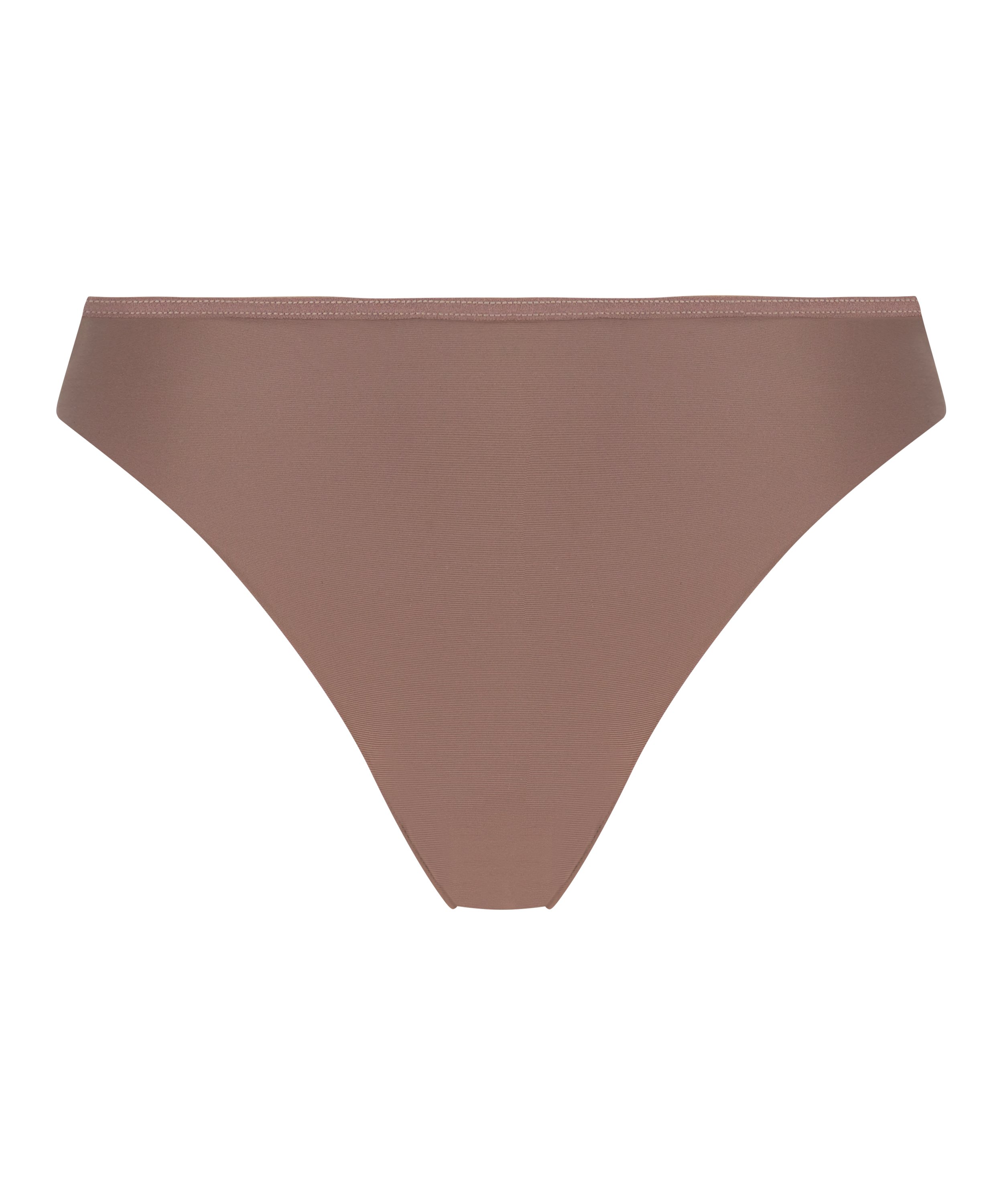 String Invisible Lace back, Marron, main