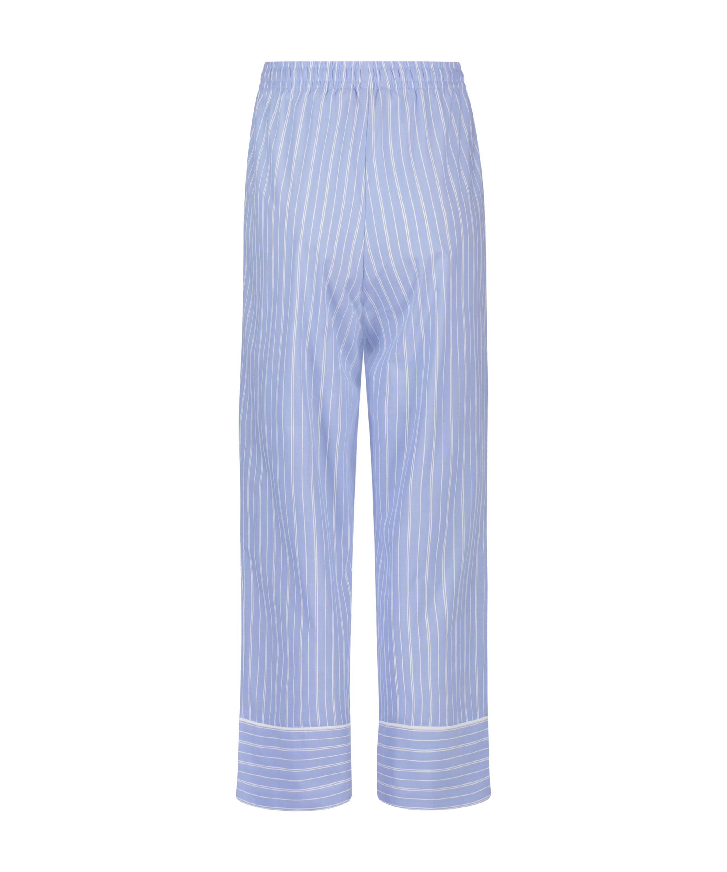 Pyjamahose Baumwolle, Blau, main
