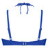 Haut de bikini &agrave; armatures pr&eacute;form&eacute; Amanda Queen, Bleu