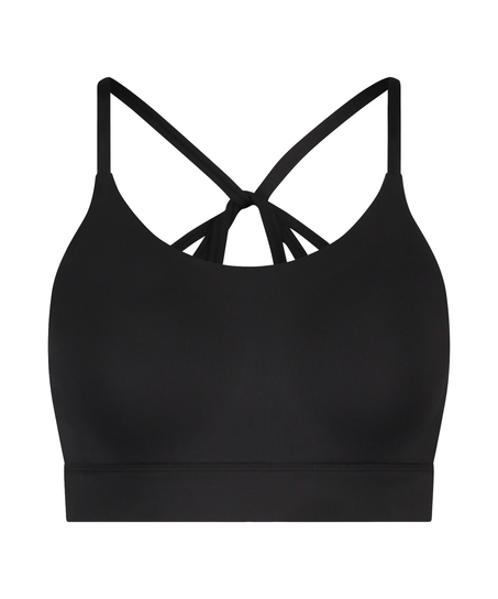 HKMX Brassière de sport de niveau 1, Noir