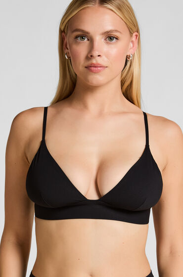 Hunkemöller Triangle Brassière Smooth Noir