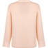 Langarmjacke Satin Ayla, Rose