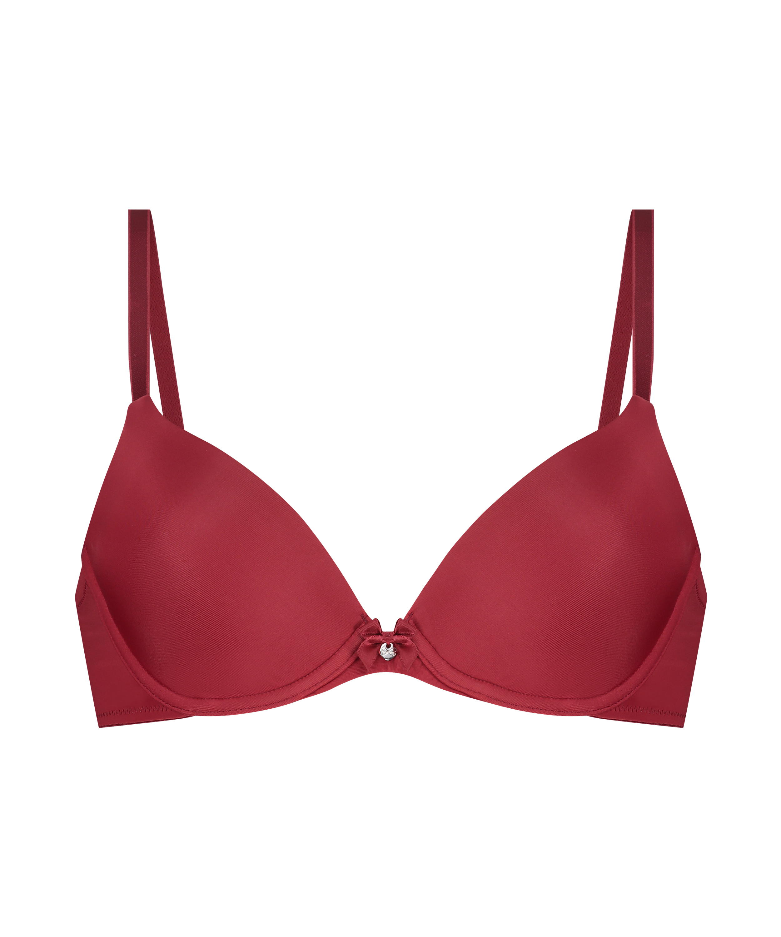 Soutien-gorge &agrave; armatures pr&eacute;form&eacute; Plunge, Rouge, main