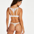 Soutien-gorge rembourr&eacute; &agrave; armatures Leyla, Blanc