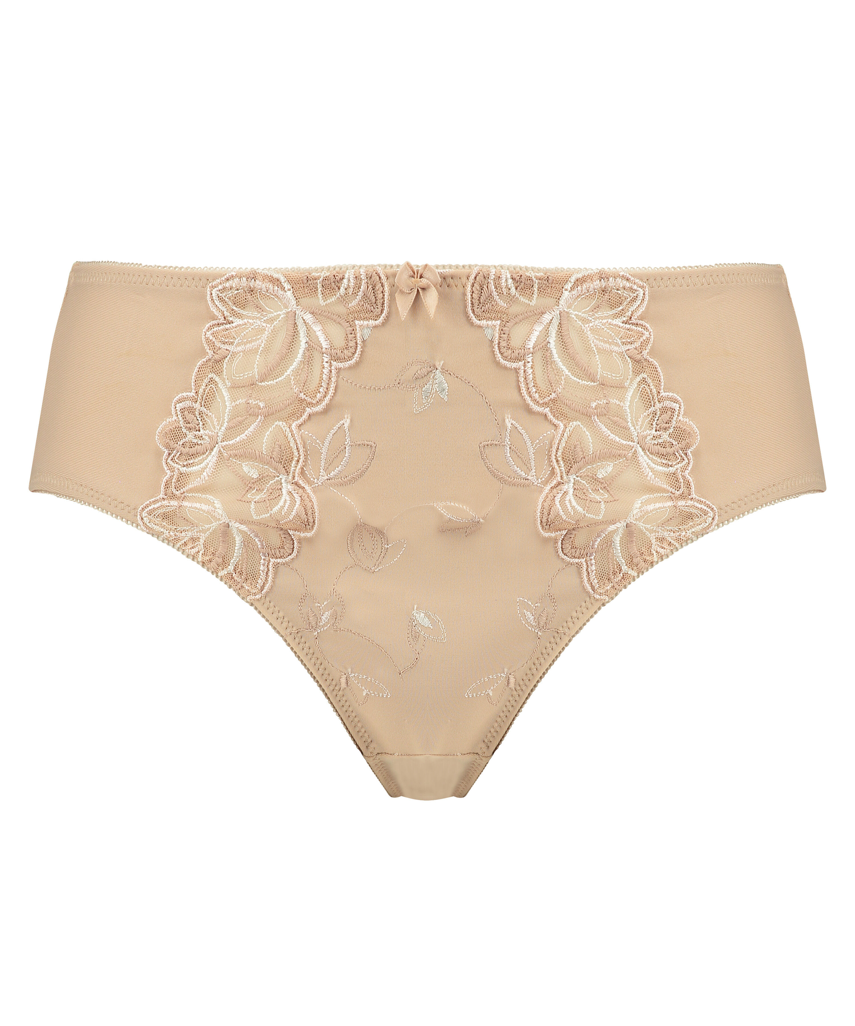 Slip taille haute Diva, Beige
