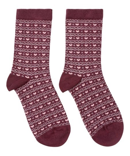 Chaussettes courtes en modal, Violet