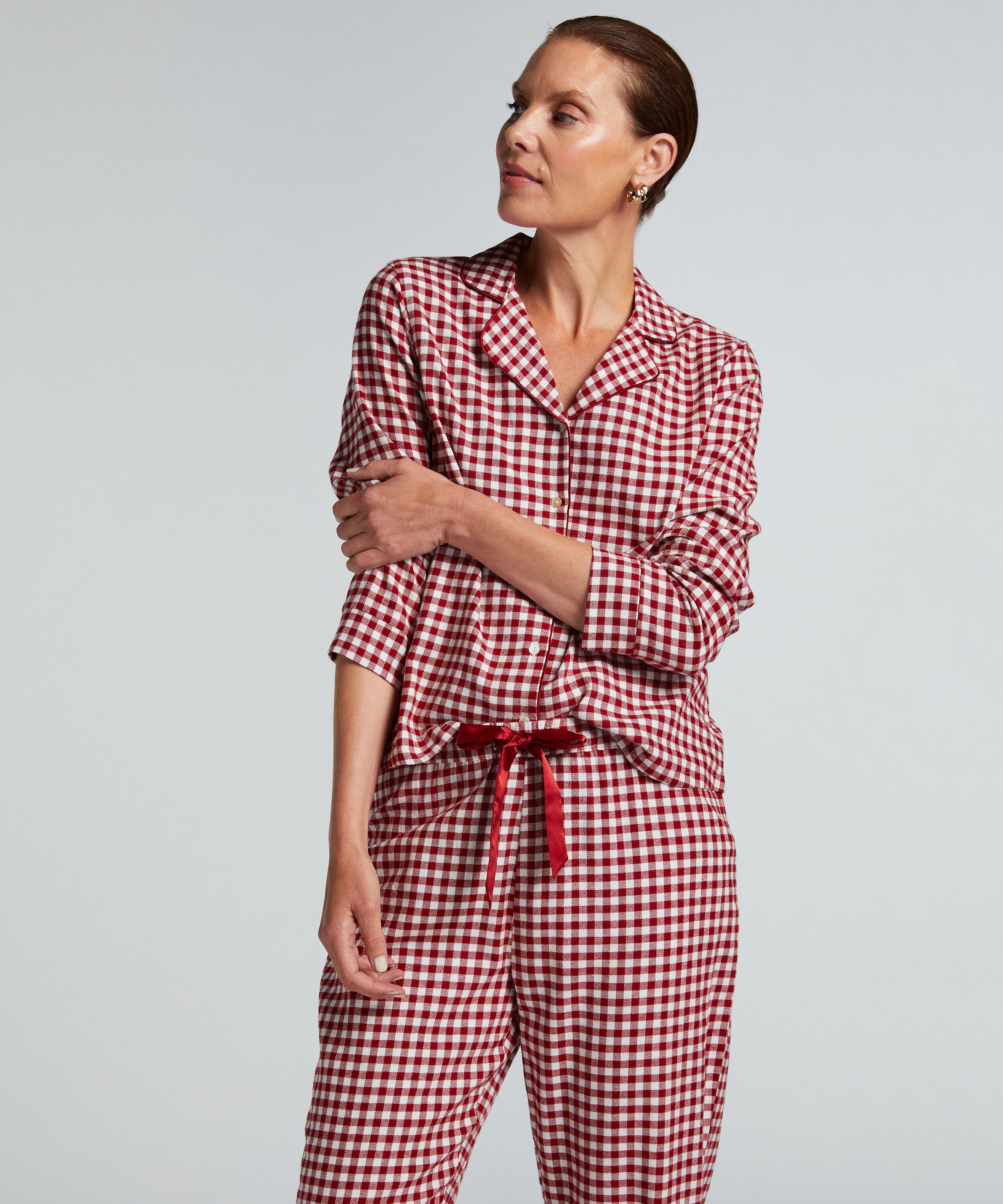Pyjamaset Flannel, Rot