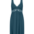 Slipdress Nora Lace, Blau