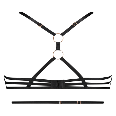 Soutien-gorge &agrave; armatures non-pr&eacute;form&eacute; Dahlia, Noir