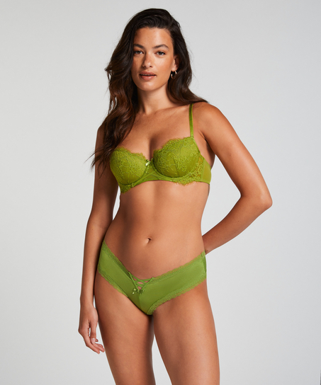 Slip brésilien en forme de V Vixen, Vert
