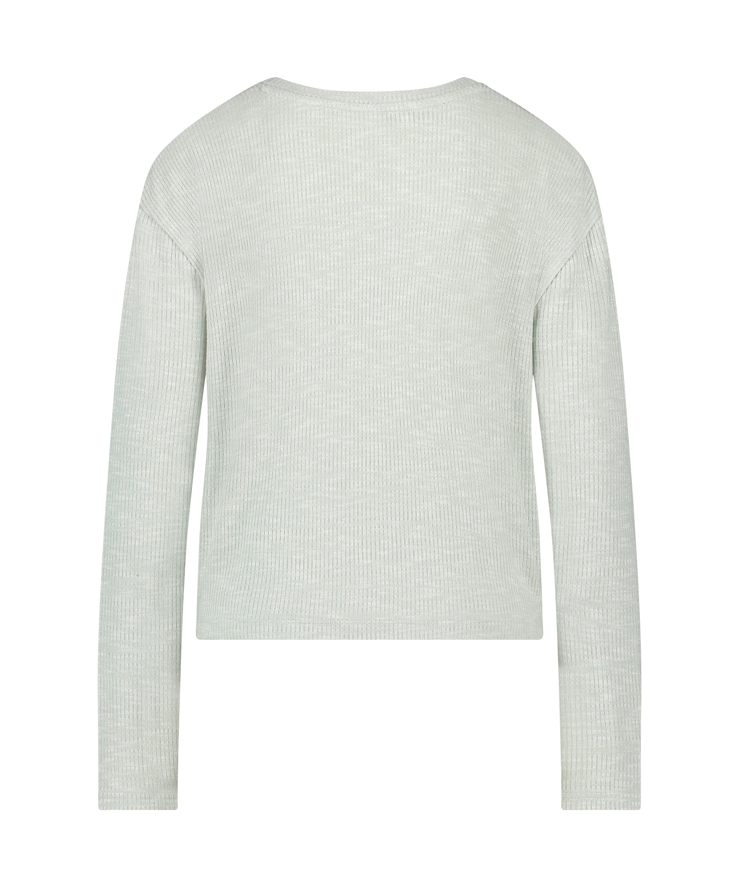 Langärmeliges Pyjamatop, Grün, main