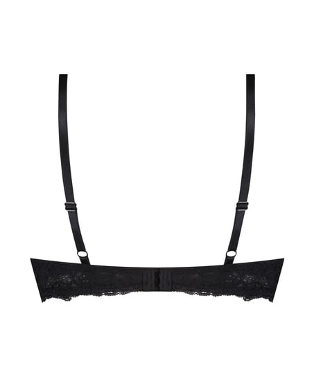 Soutien-gorge &agrave; armatures pr&eacute;form&eacute; push-up Marine, Noir