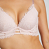 Soutien-gorge à armatures préformé longline Andrea, Rose