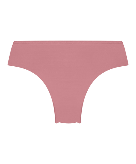 Slip brésilien Invisible Lace Back, Rose