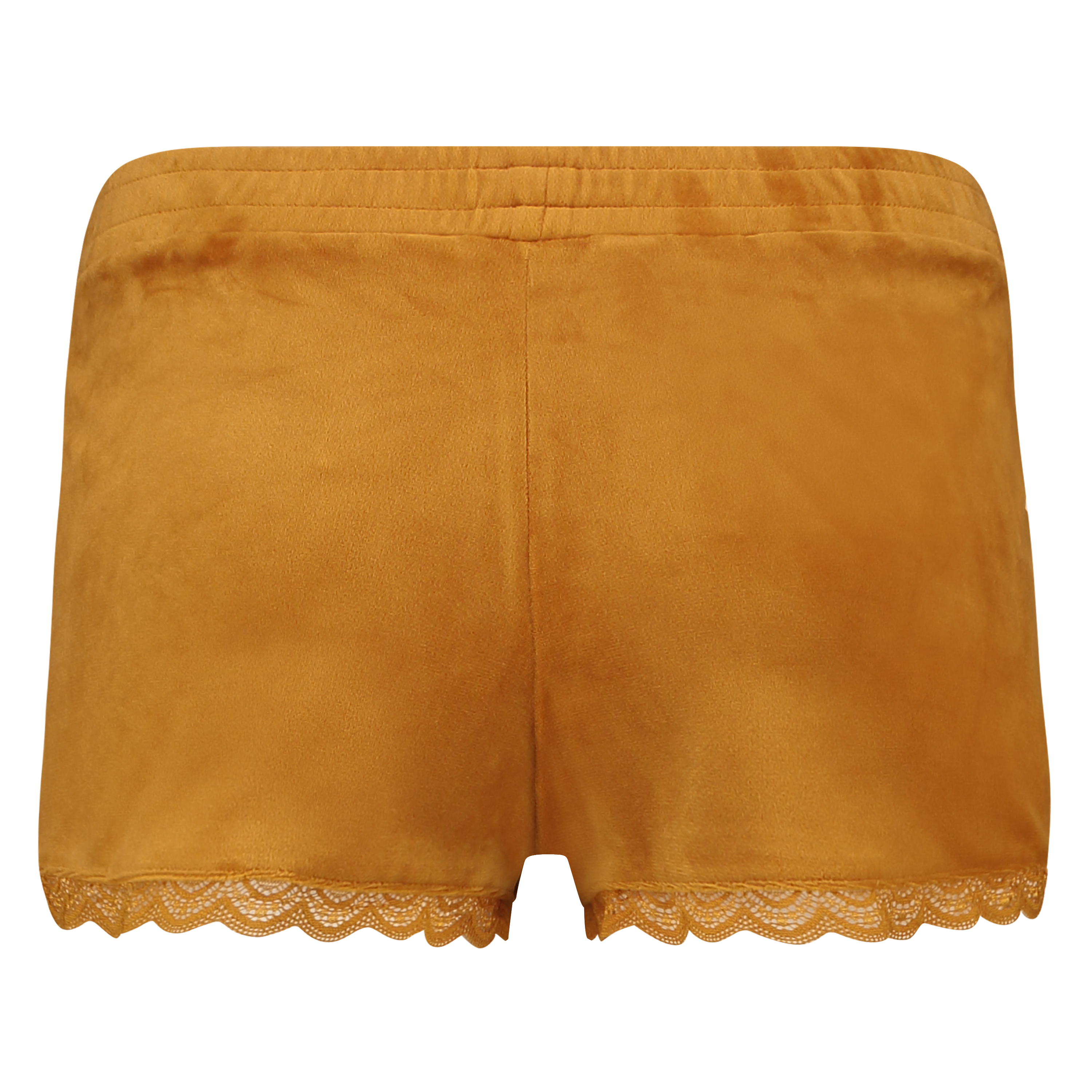 Shorts Velours Lace, Gelb, main