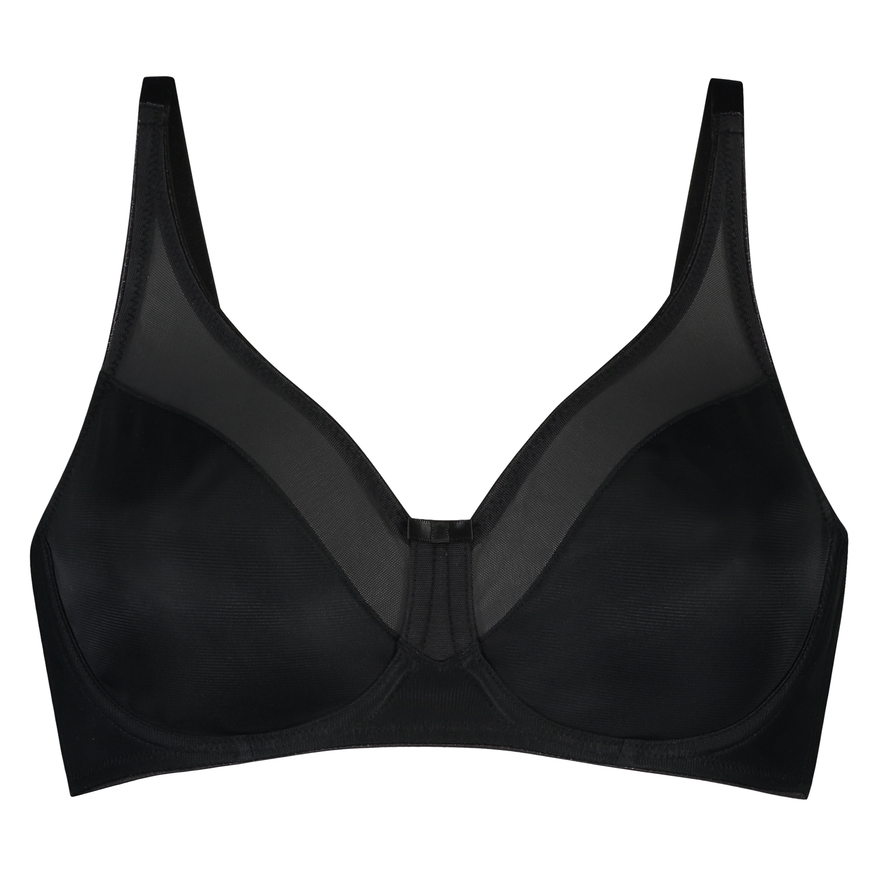 Soutien-gorge &agrave; armatures non-pr&eacute;form&eacute; minimiseur Nina, Noir, main