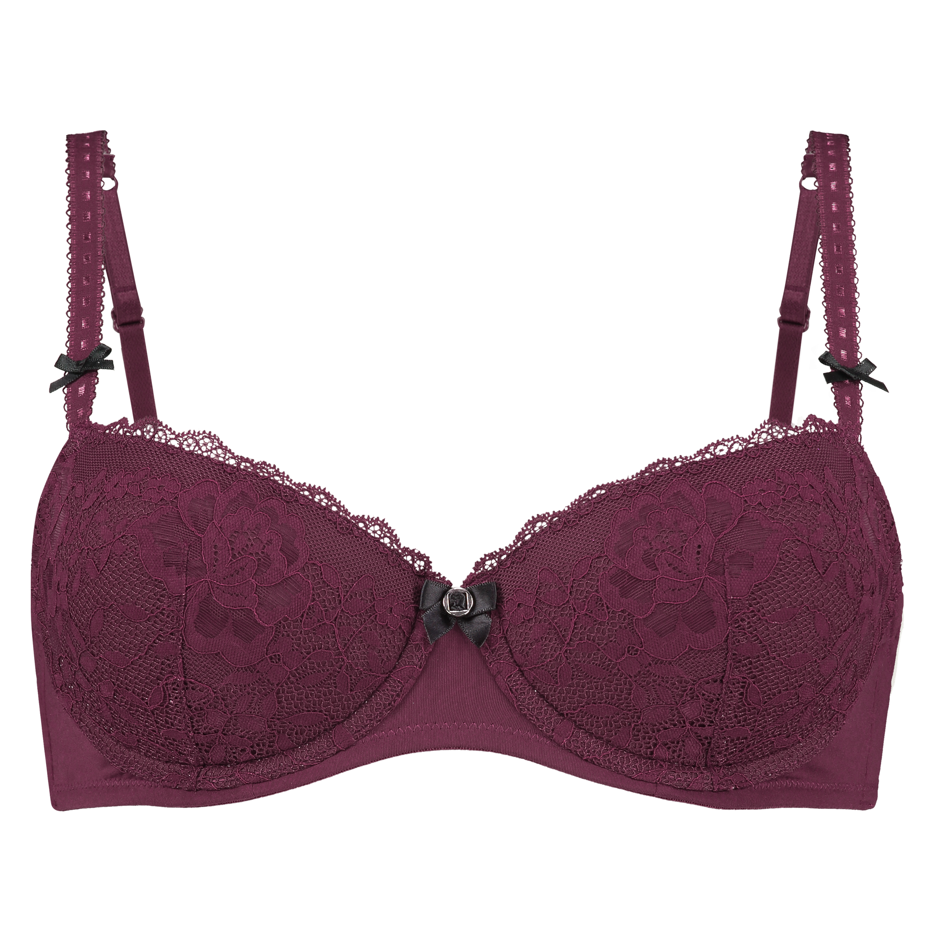 Soutien-gorge &agrave; armatures pr&eacute;form&eacute; Maya, Rouge, main
