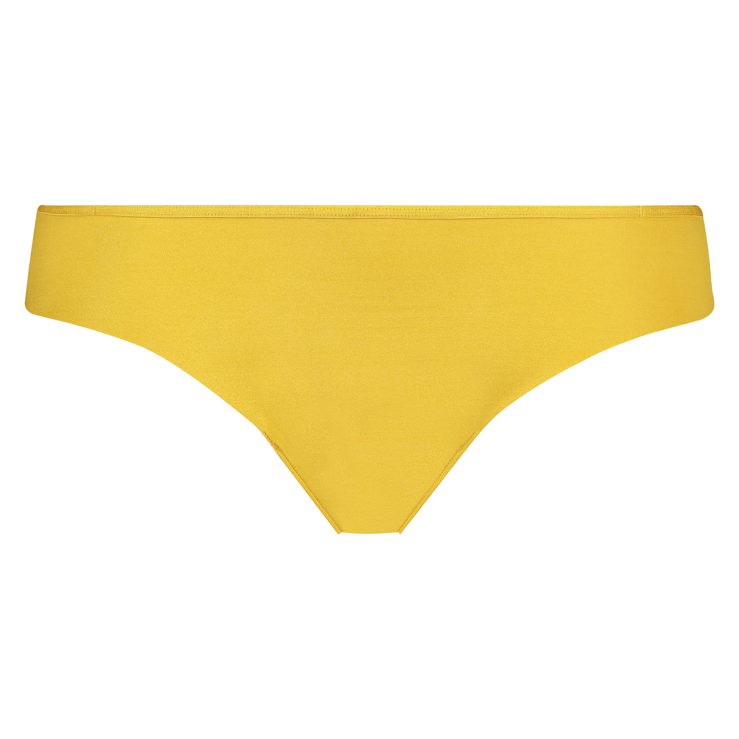 String Invisible Lace back, Jaune, main