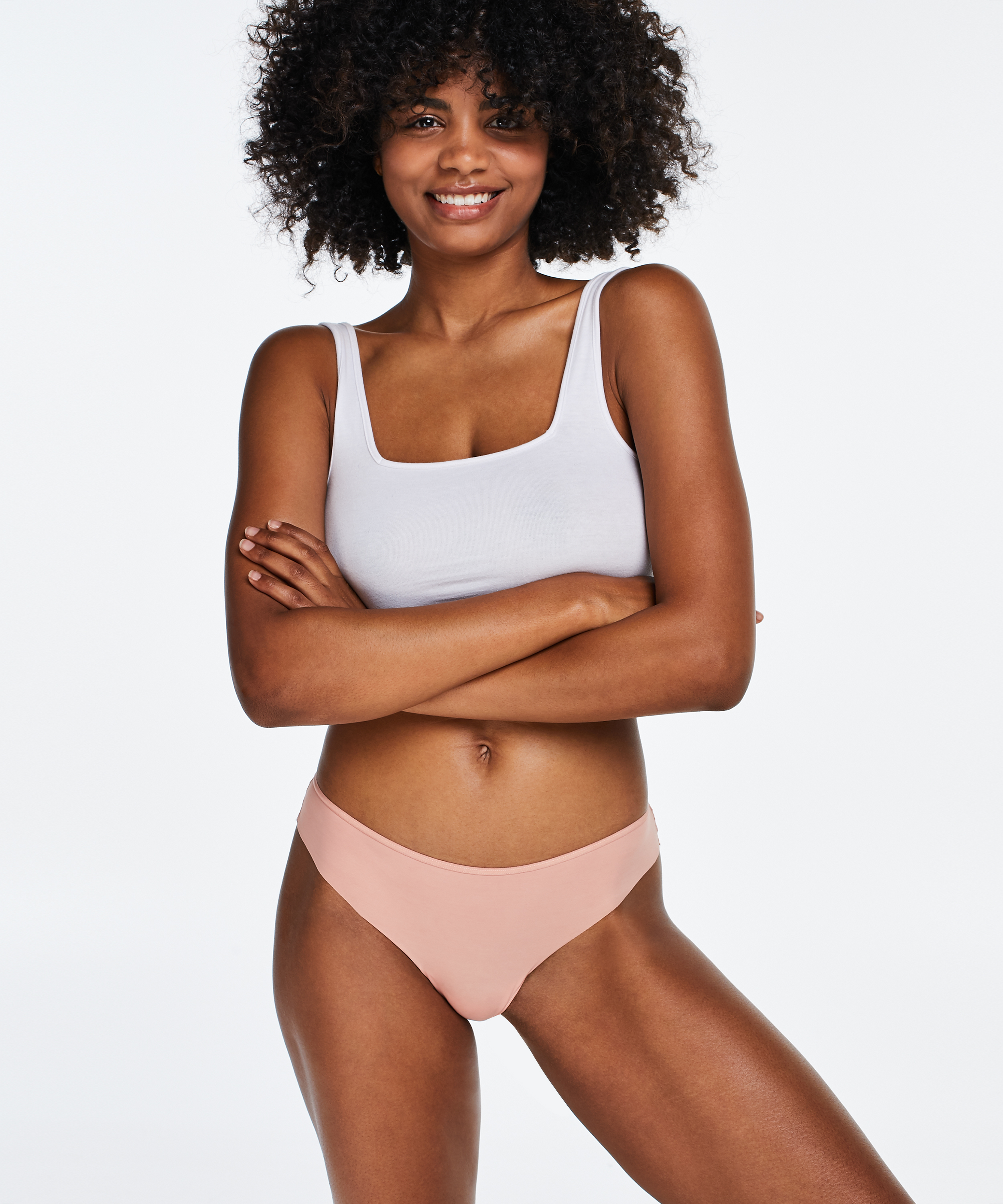 String Invisible Lace back, Rose, main