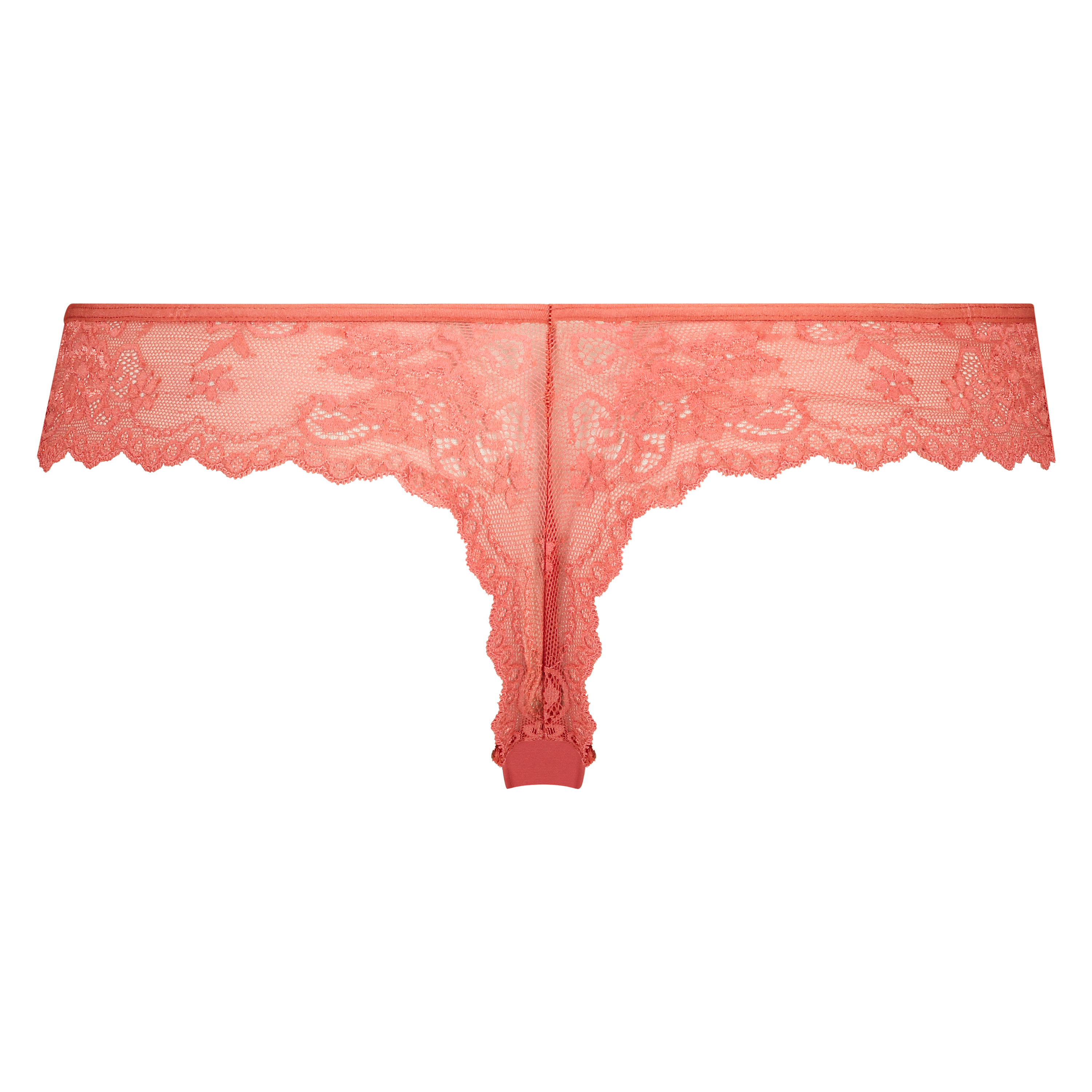 String Invisible Lace back, Rouge, main