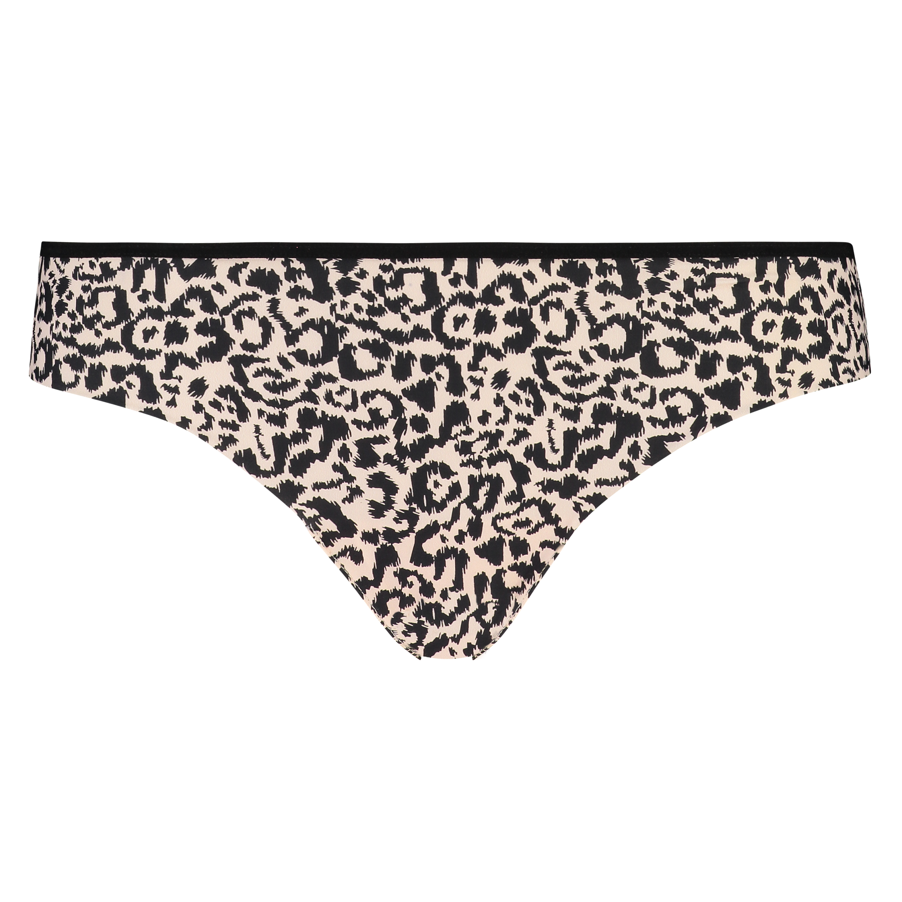 String Invisible Lace back, Noir, main