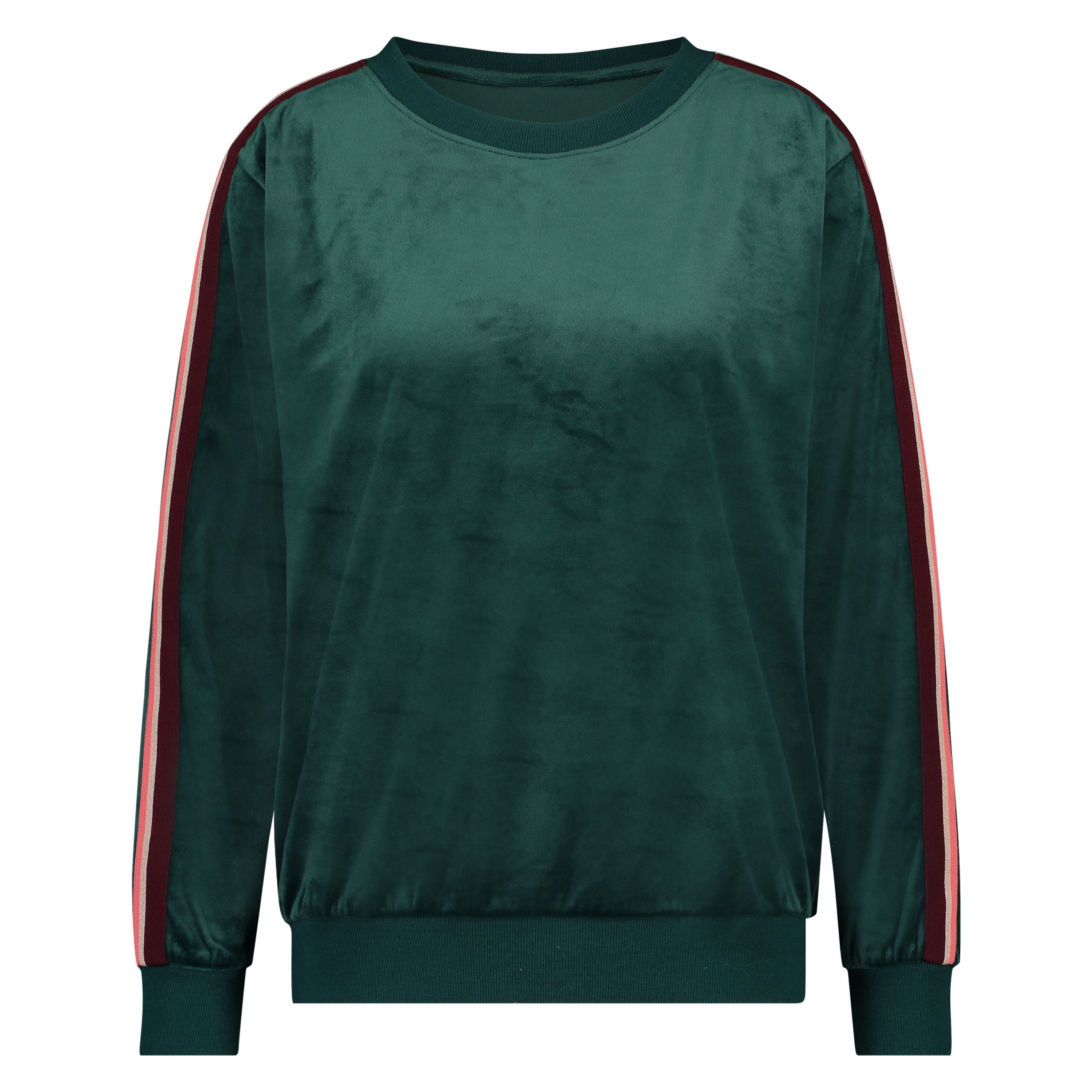 Top Velours Stripe, gr&uuml;n, main