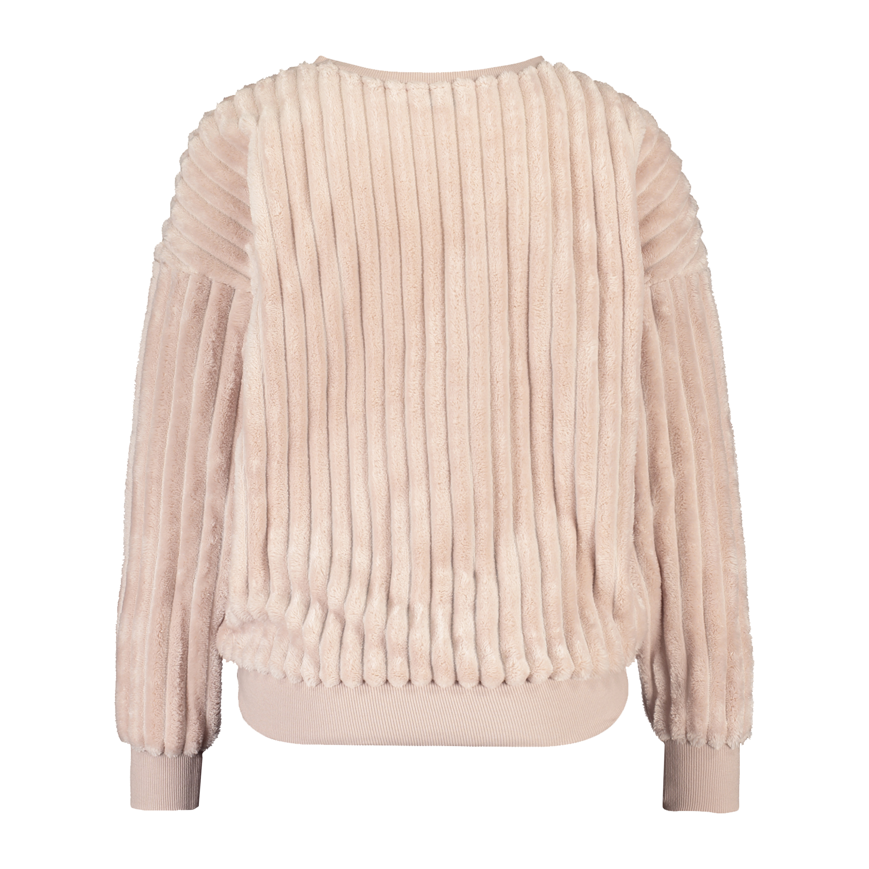 Top polaire &agrave; manches longues, Rose, main