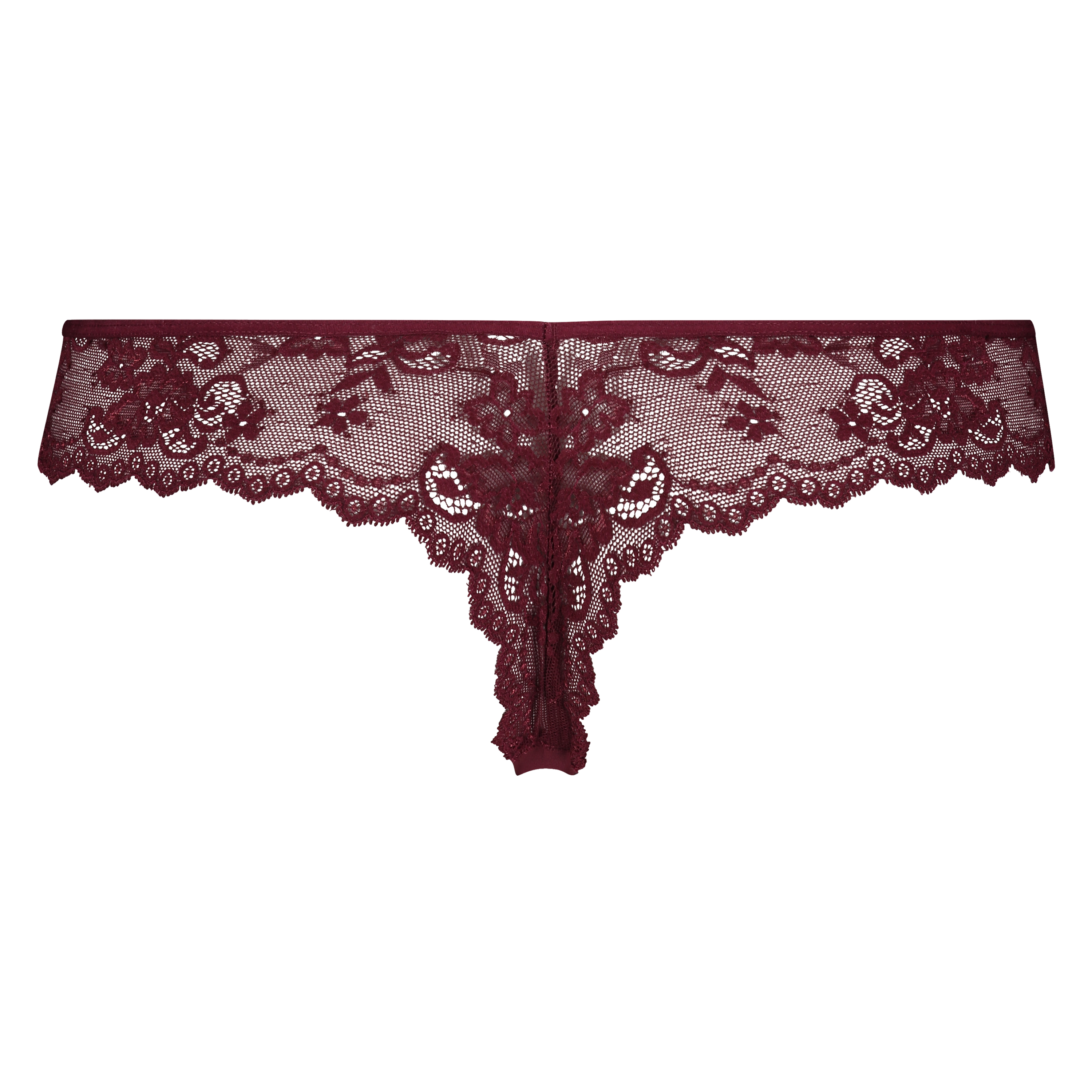 String Invisible Lace back, Rouge, main