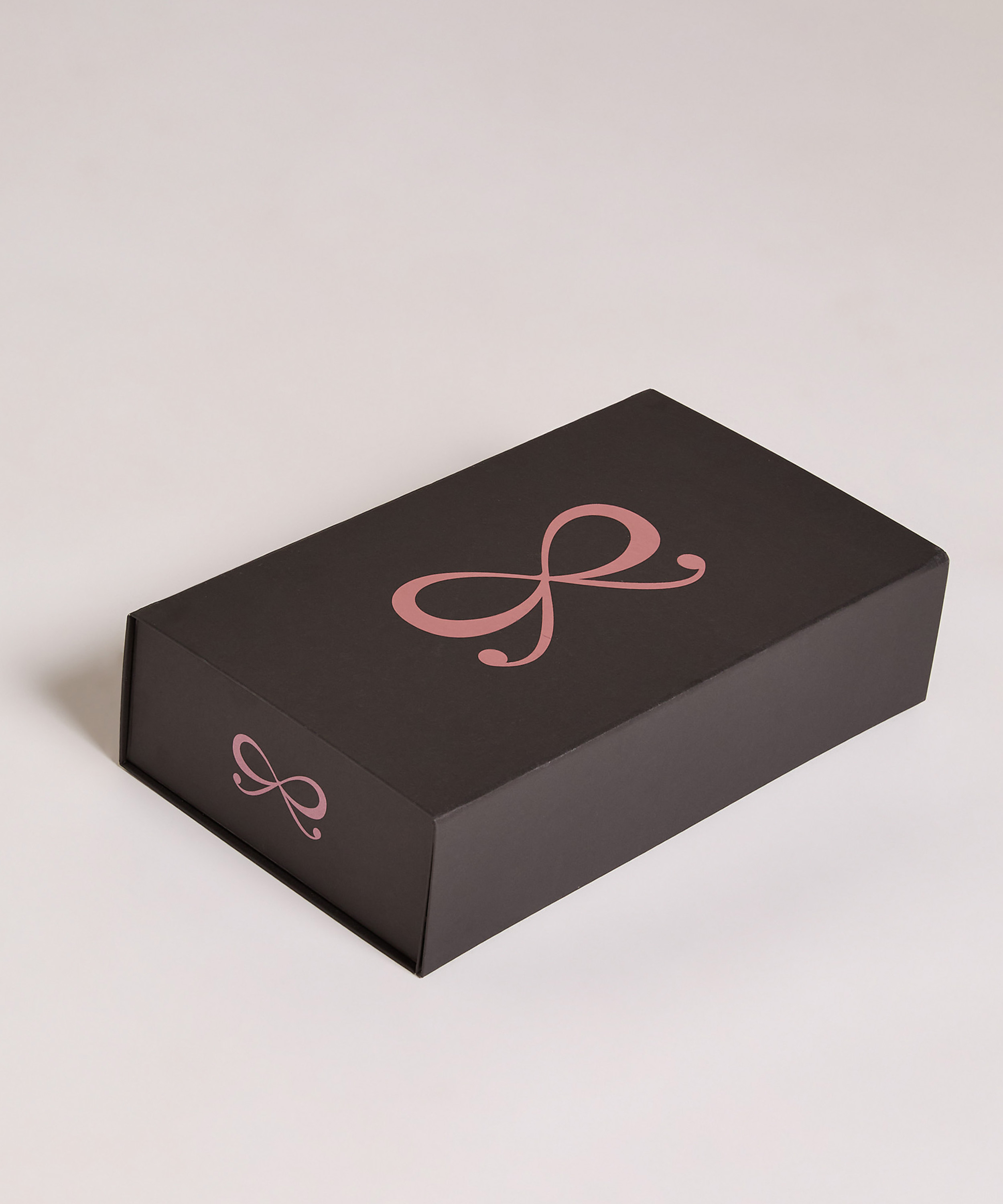 Coffret Cadeau Luxe Rose Avec Couvercle Et Nœuds - Boîte Pliable 25x18x8,5 Cm Pour Saint-Valentin, Anniversaire, Noël