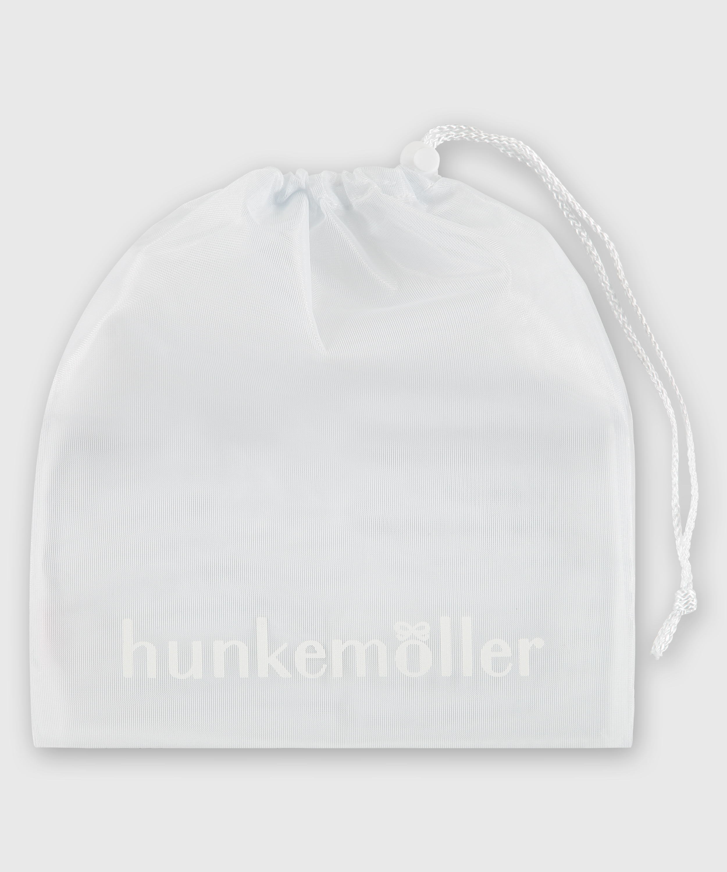 Waschbeutel Kordelverschluss, Wei&szlig;, main