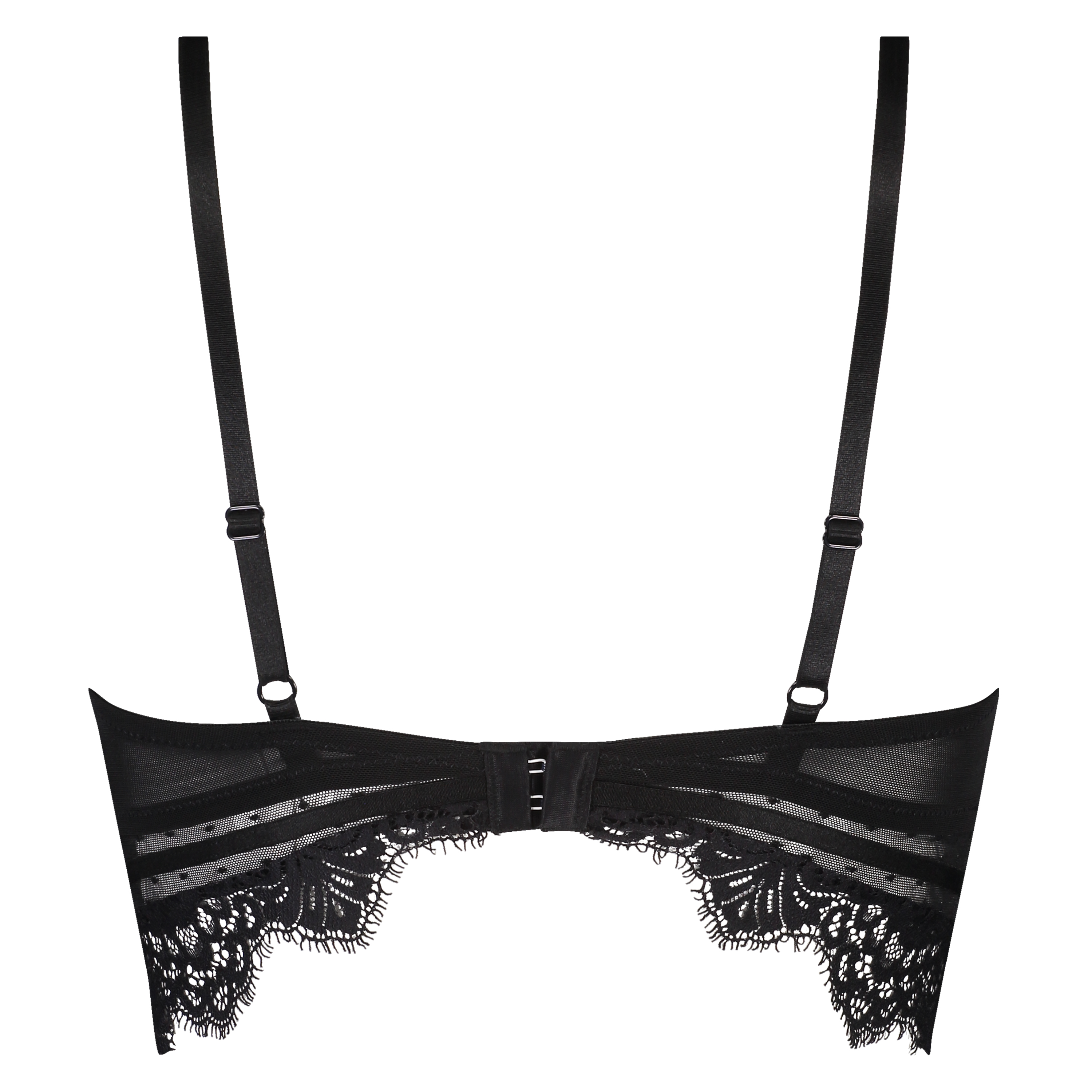 Soutien-gorge &agrave; armatures pr&eacute;form&eacute; longline Marilee, Noir, main